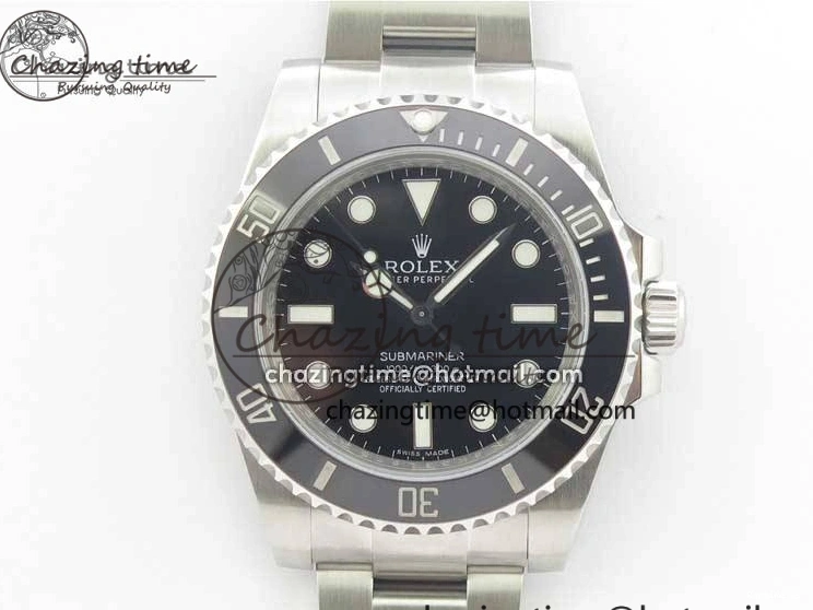 1230 GoodFit Submariner 114060 No Date Black Ceramic Noob 1:1 Best Edition 904L SS Case and Bracelet SA3130 V 3071